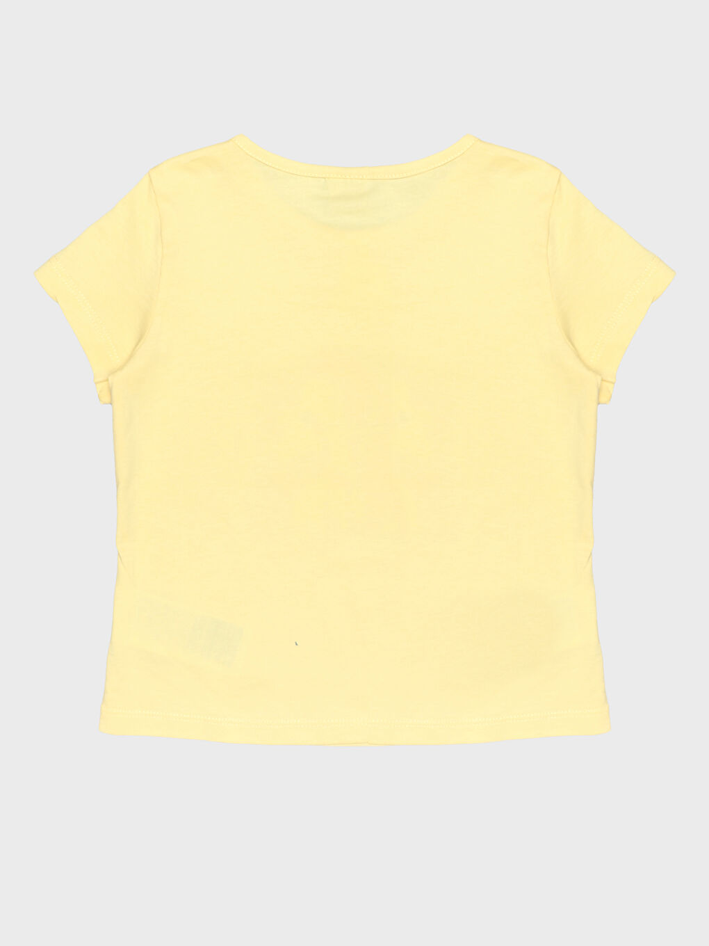 Crew Neck Printed Short Sleeve Girls' T-Shirt-1