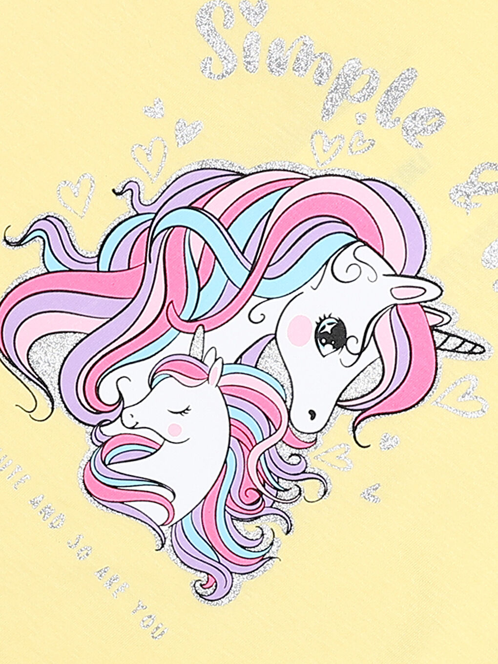 Crew Neck Printed Short Sleeve Girls' T-Shirt-2