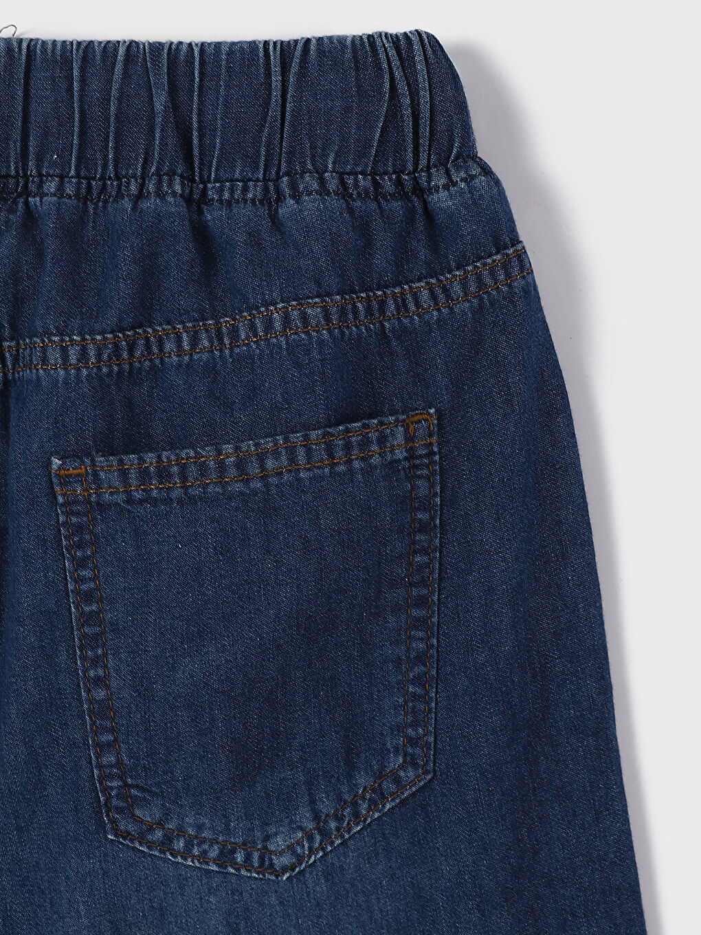 Boys' Elastic Waist Denim Shorts-3