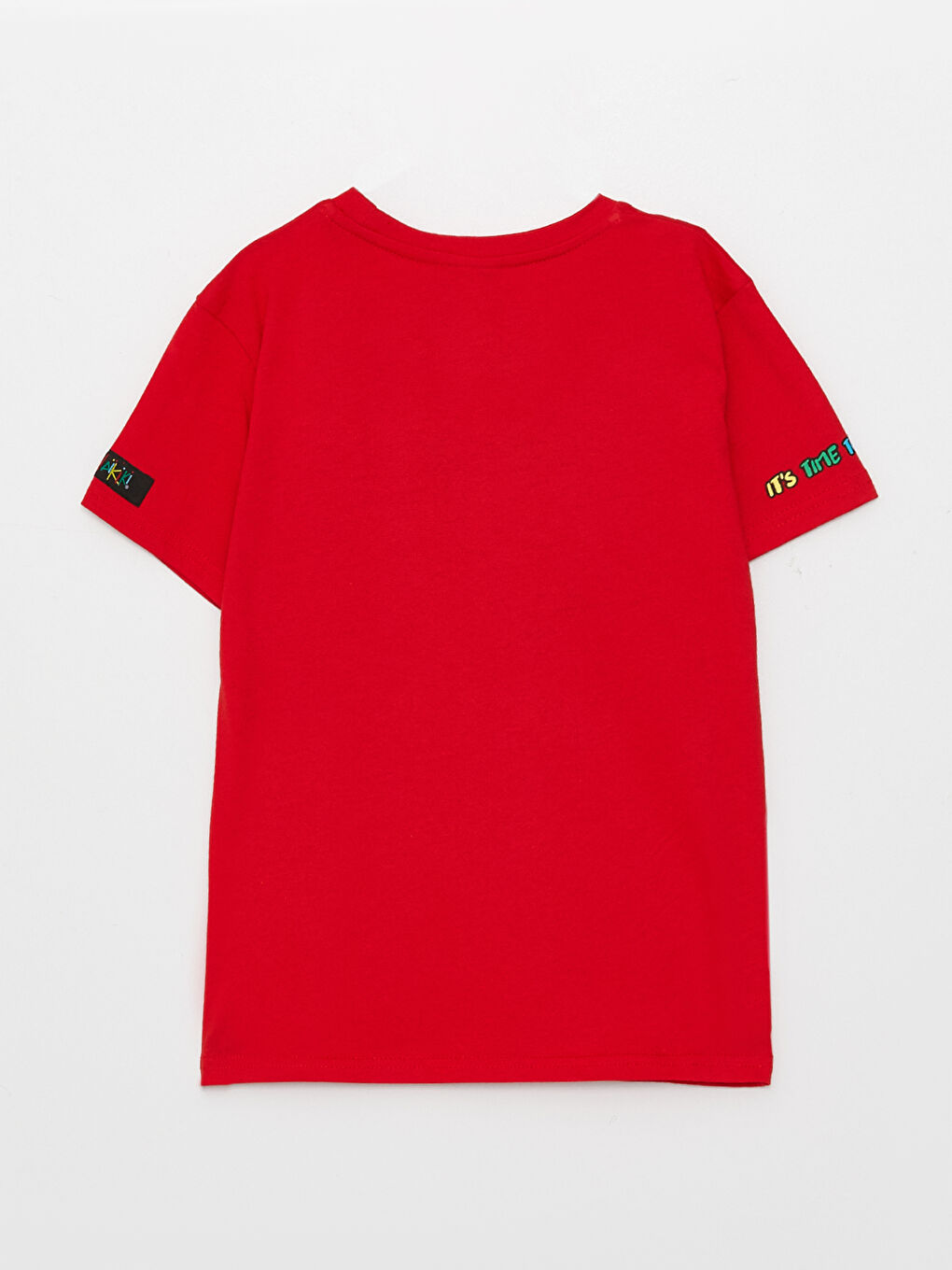 تيشيرت أطفال يونيكس كم قصير مطبوع قرد نوستالجي بياقة دائرية-8