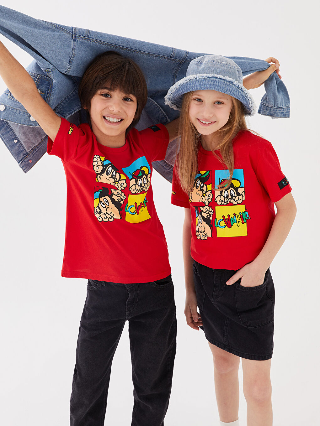 تيشيرت أطفال يونيكس كم قصير مطبوع قرد نوستالجي بياقة دائرية-2