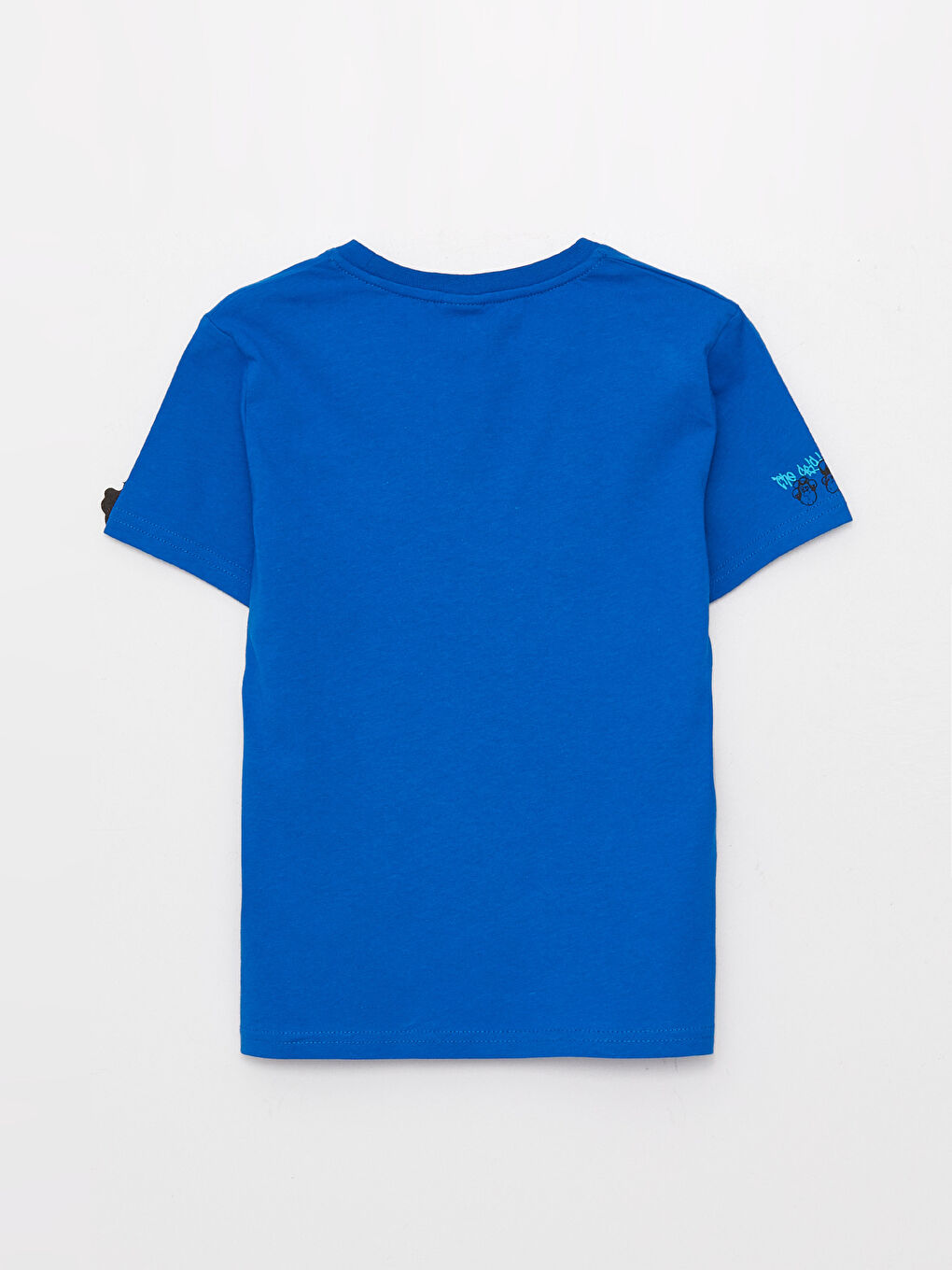 LCW Kids T-Shirt für Kinder mit Rundhalsausschnitt, nostalgischem Affen-Print und kurzen Ärmeln, Unisex -S3HV65Z4-HFU