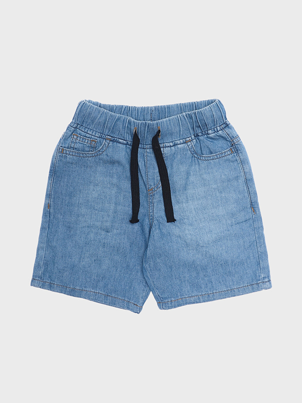 Boys' Elastic Waist Denim Shorts