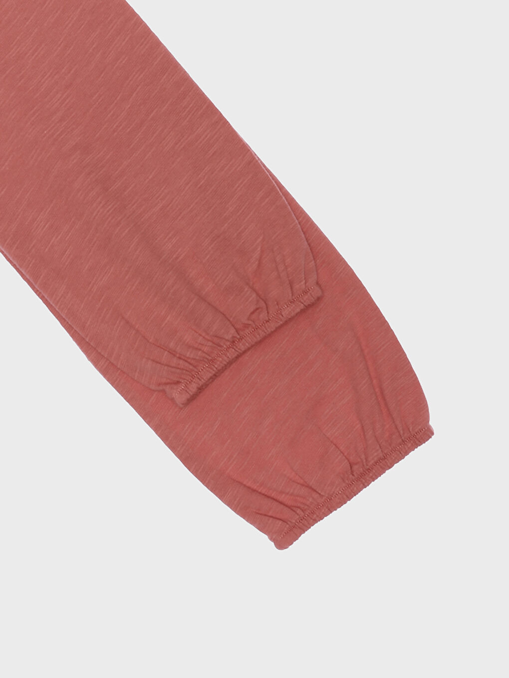 بلوزة كم طويل سادة بياقة مربوطة للسيدات-3