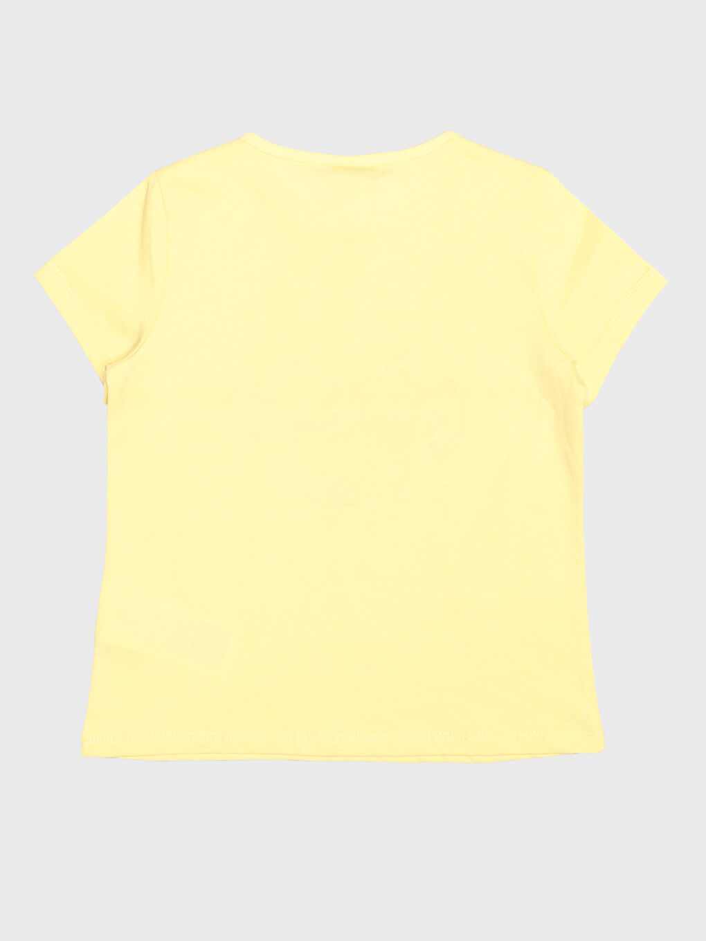 Crew Neck Printed Short Sleeve Girls' T-Shirt -S3HY17Z4-FSR