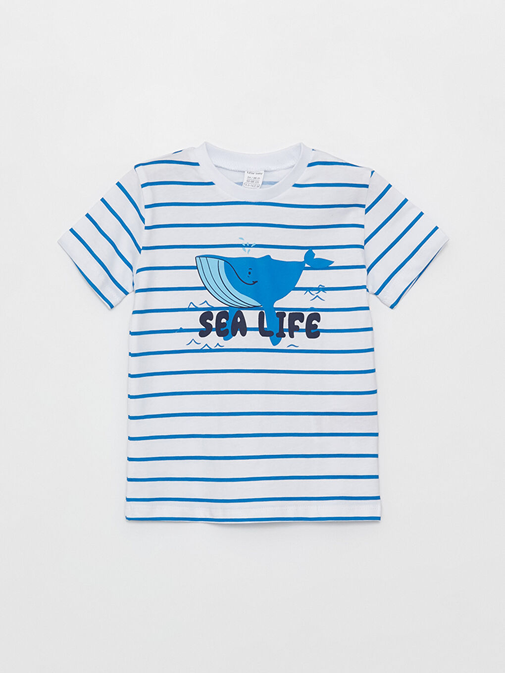 Set 2 Piese Tricou cu Mânecă Scurtă și Pantaloni Scurți pentru Bebeluși Băieți cu Guler Rotund-1