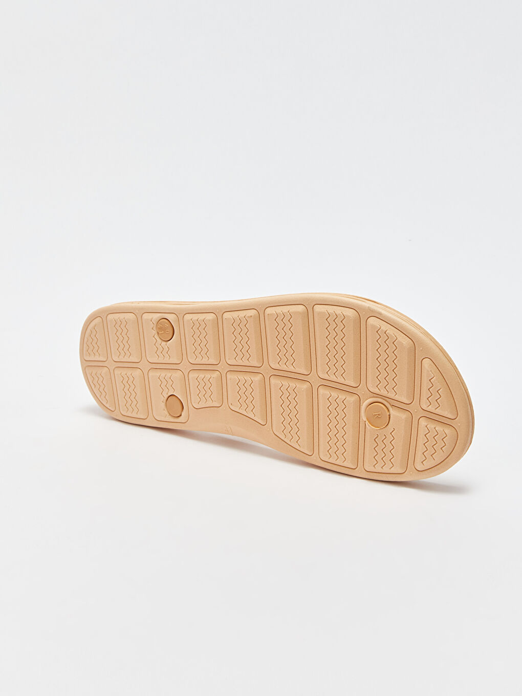 Haki Hasır Detaylı Parmak Arası Kadın Plaj Terliği-3