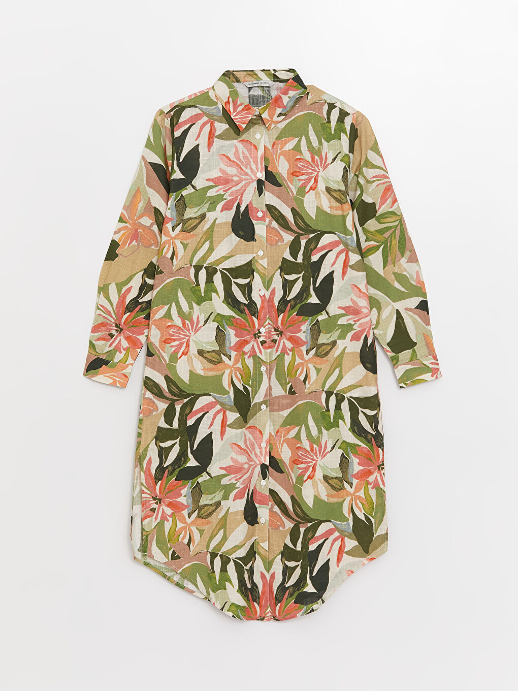 Patterned Women's Shirt Tunic-4