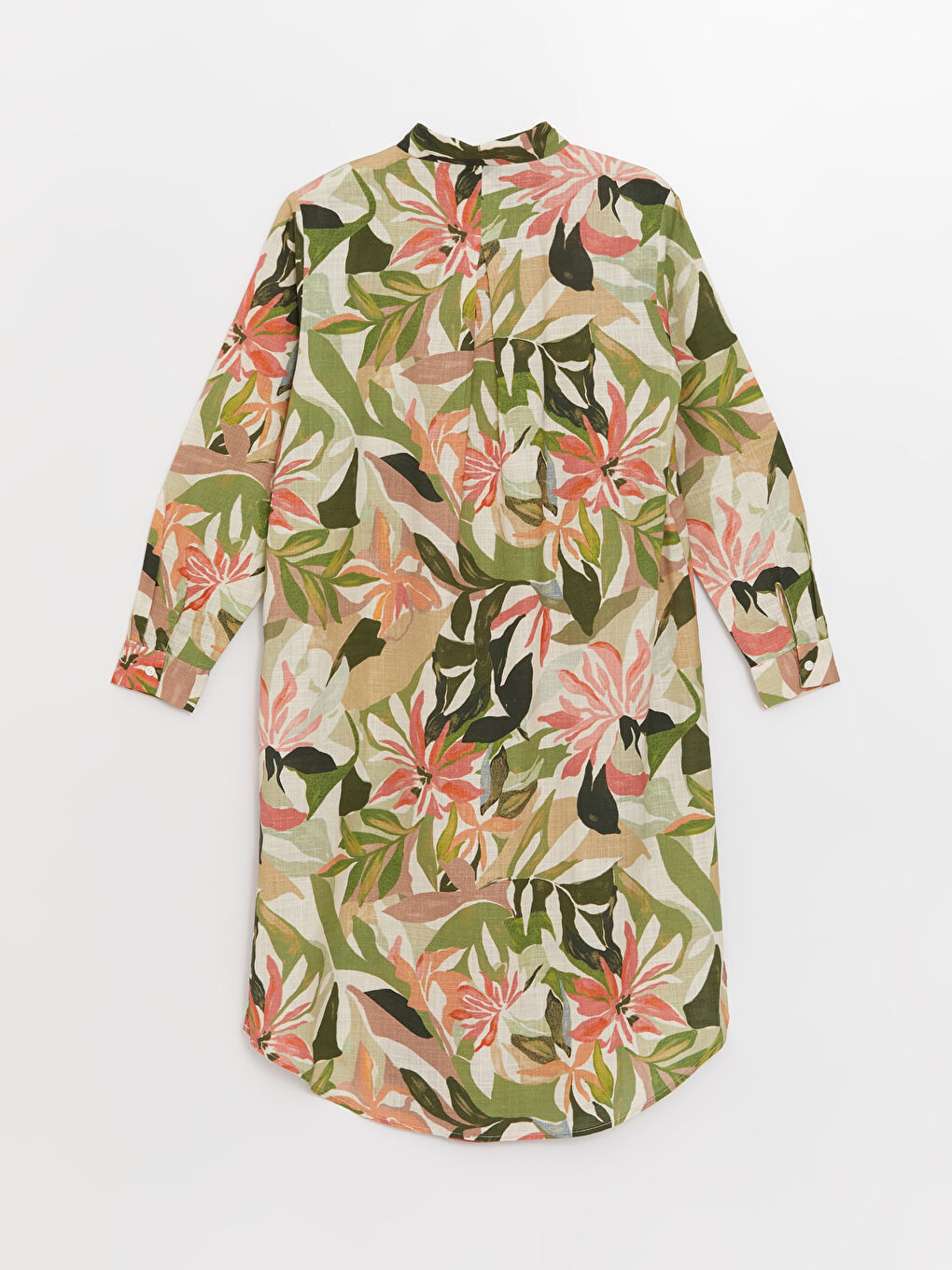 Patterned Women's Shirt Tunic-5