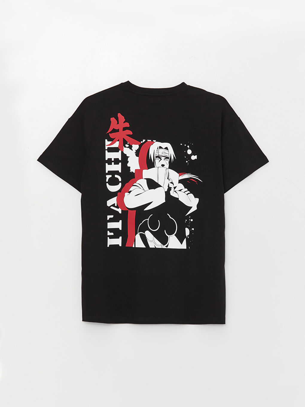 T-shirt pour Femmes à Manches Courtes Imprimé Naruto à Col Rond-6