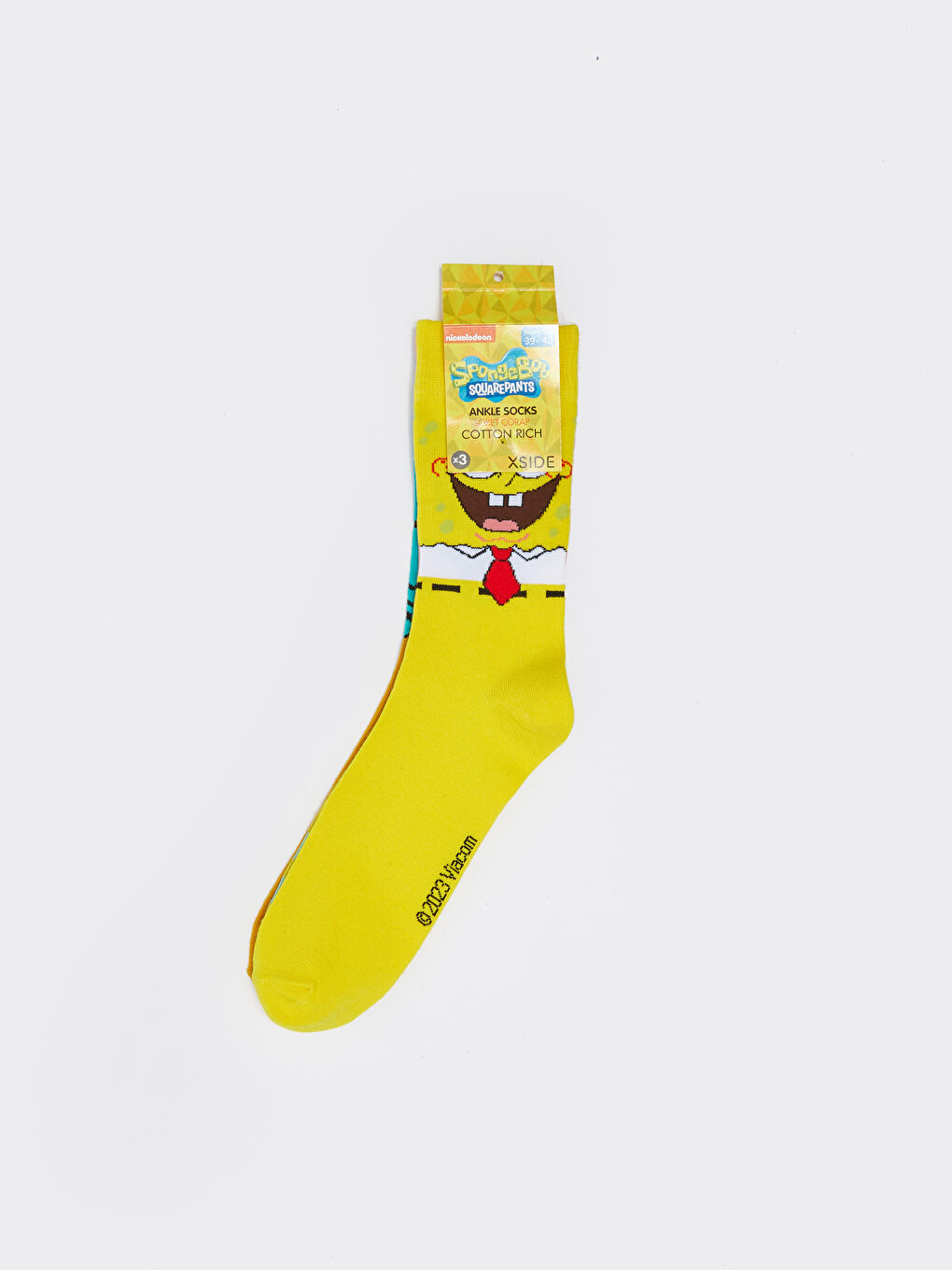SpongeBob Printed Men's Ankle Socks 3-pack-1