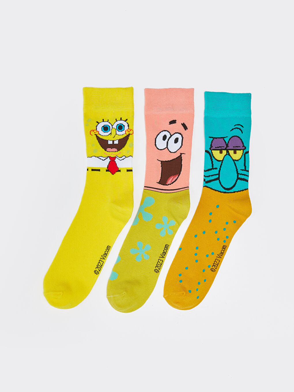 SpongeBob Printed Men's Ankle Socks 3-pack