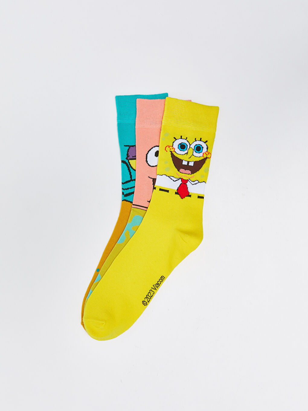 SpongeBob Printed Men's Ankle Socks 3-pack-2