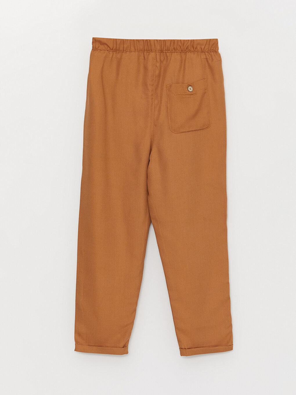 Relaxed Fit Elastic Waist Boy's Pants-1