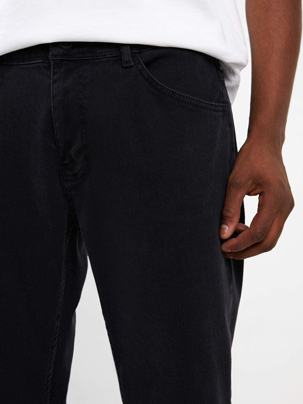 Siyah 779 Regular Fit Erkek Jean Pantolon-1