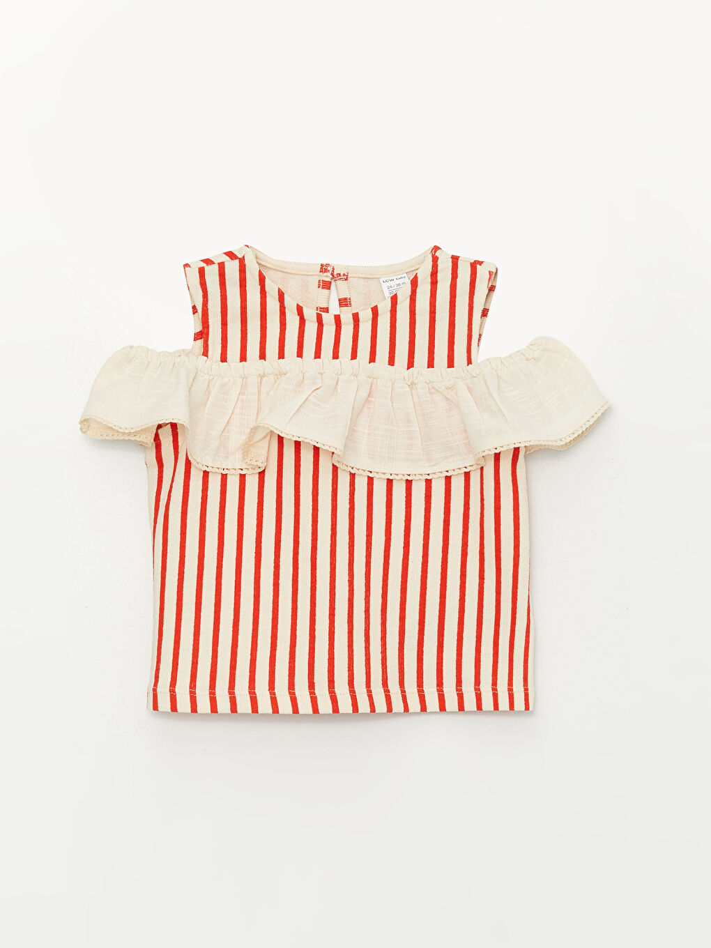 T-Shirt für Baby-Mädchen mit Rundhalsausschnitt