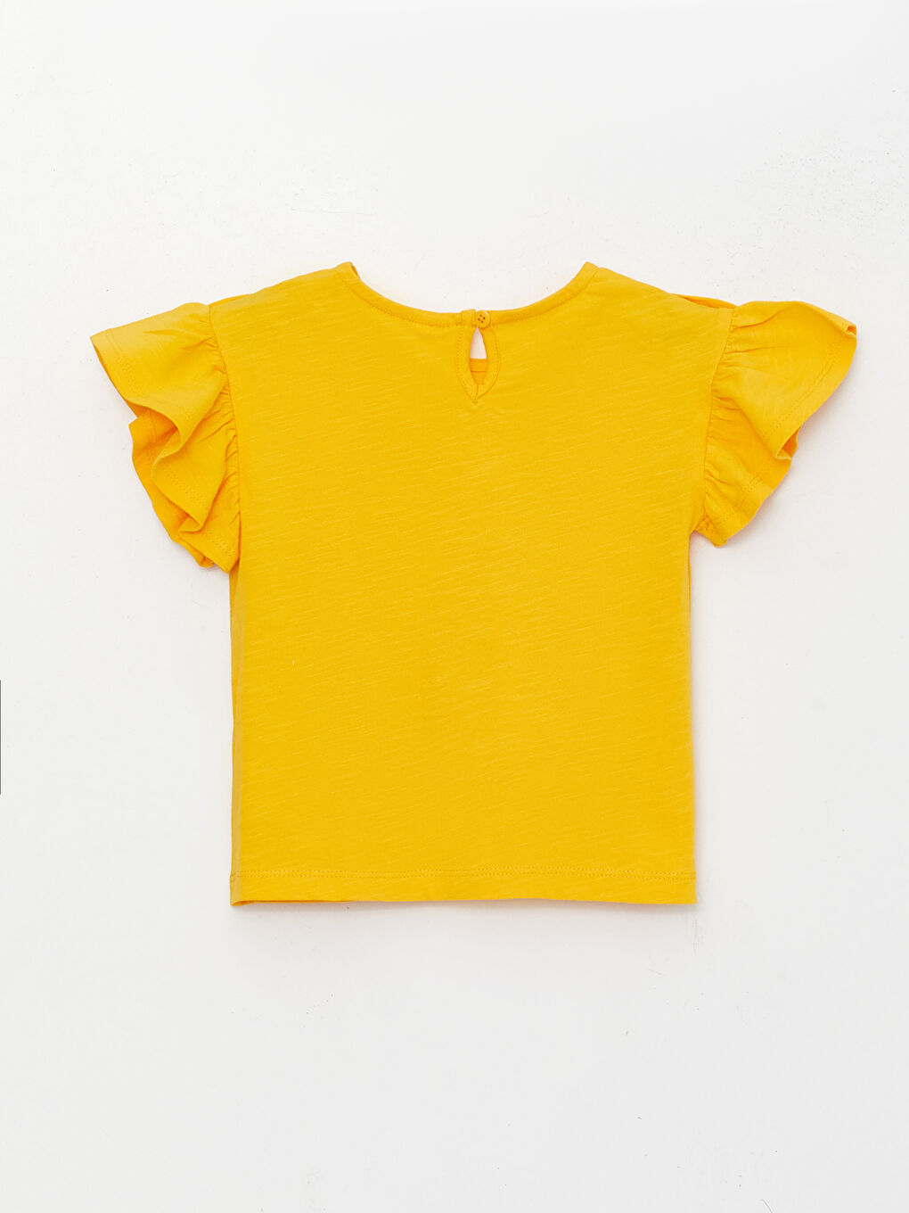 Crew Neck Short Sleeve Baby Girls' T-Shirt-1