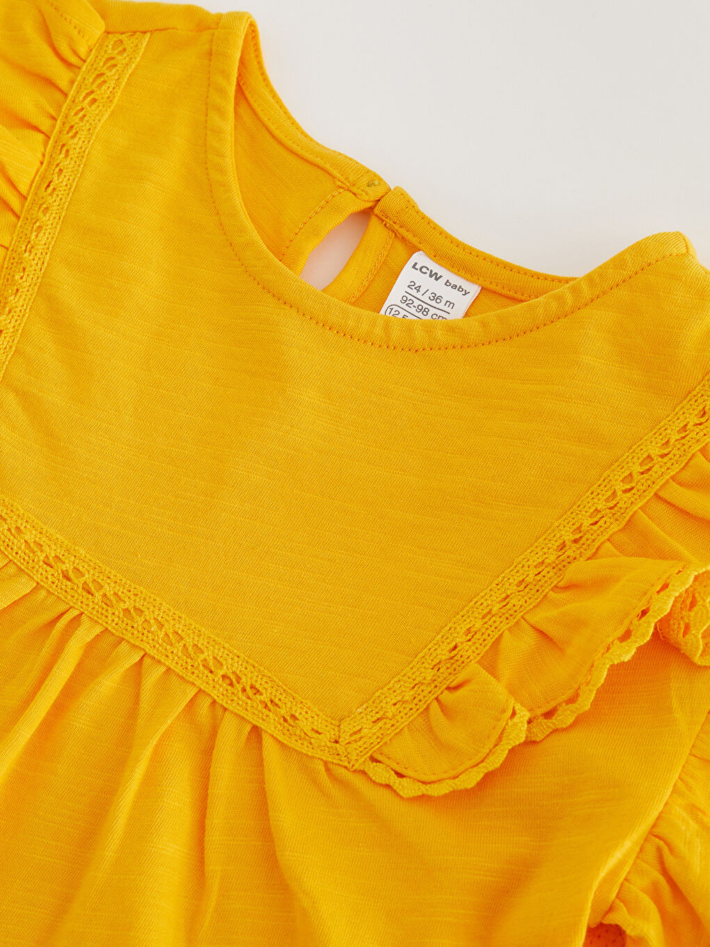 Crew Neck Short Sleeve Baby Girls' T-Shirt-2