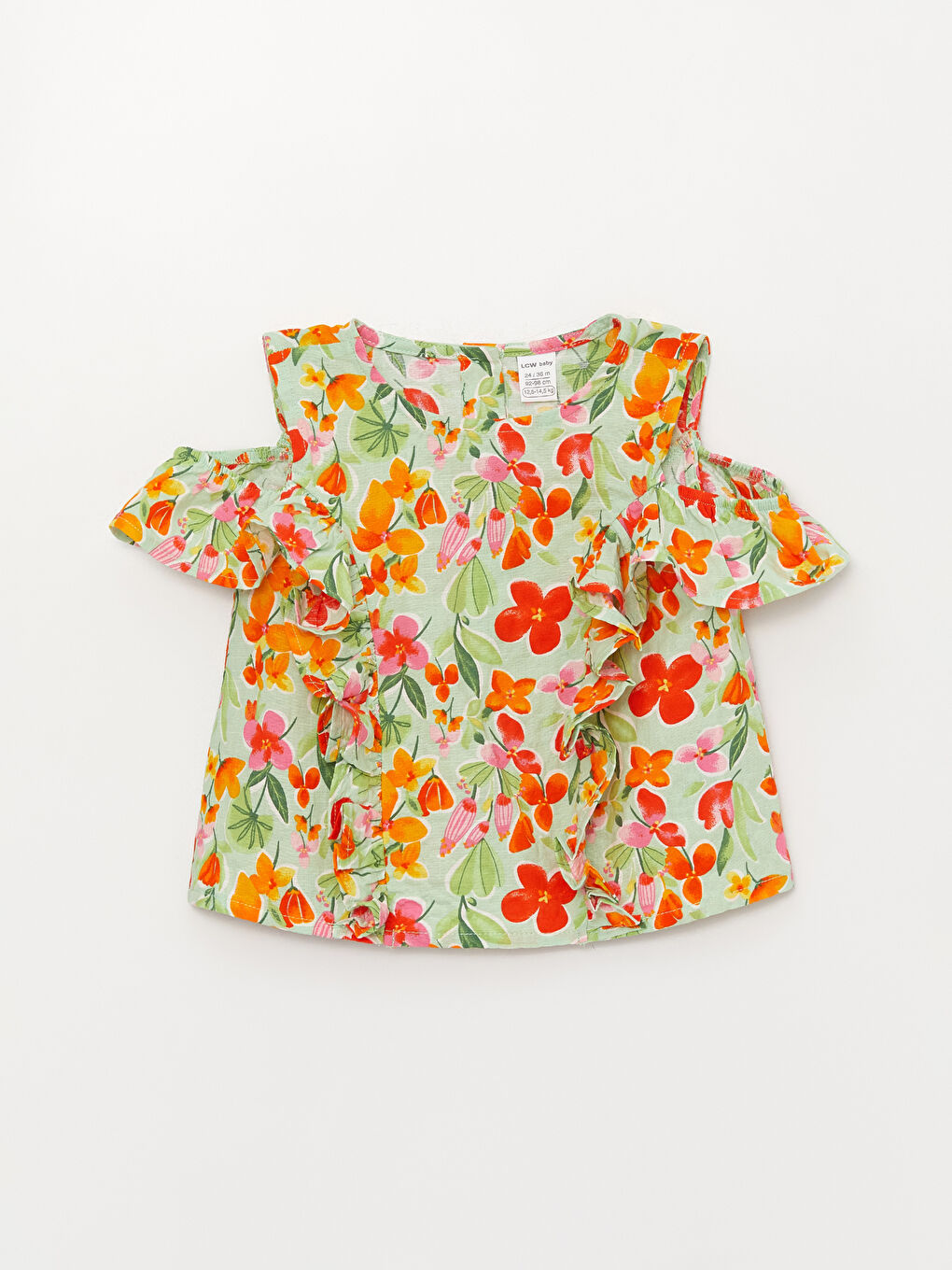 Crew Neck Baby Girls' Blouse and Shorts 2 Pack Set-1