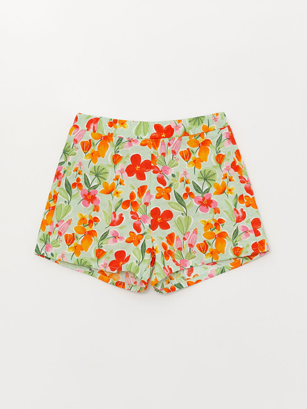Crew Neck Baby Girls' Blouse and Shorts 2 Pack Set-2