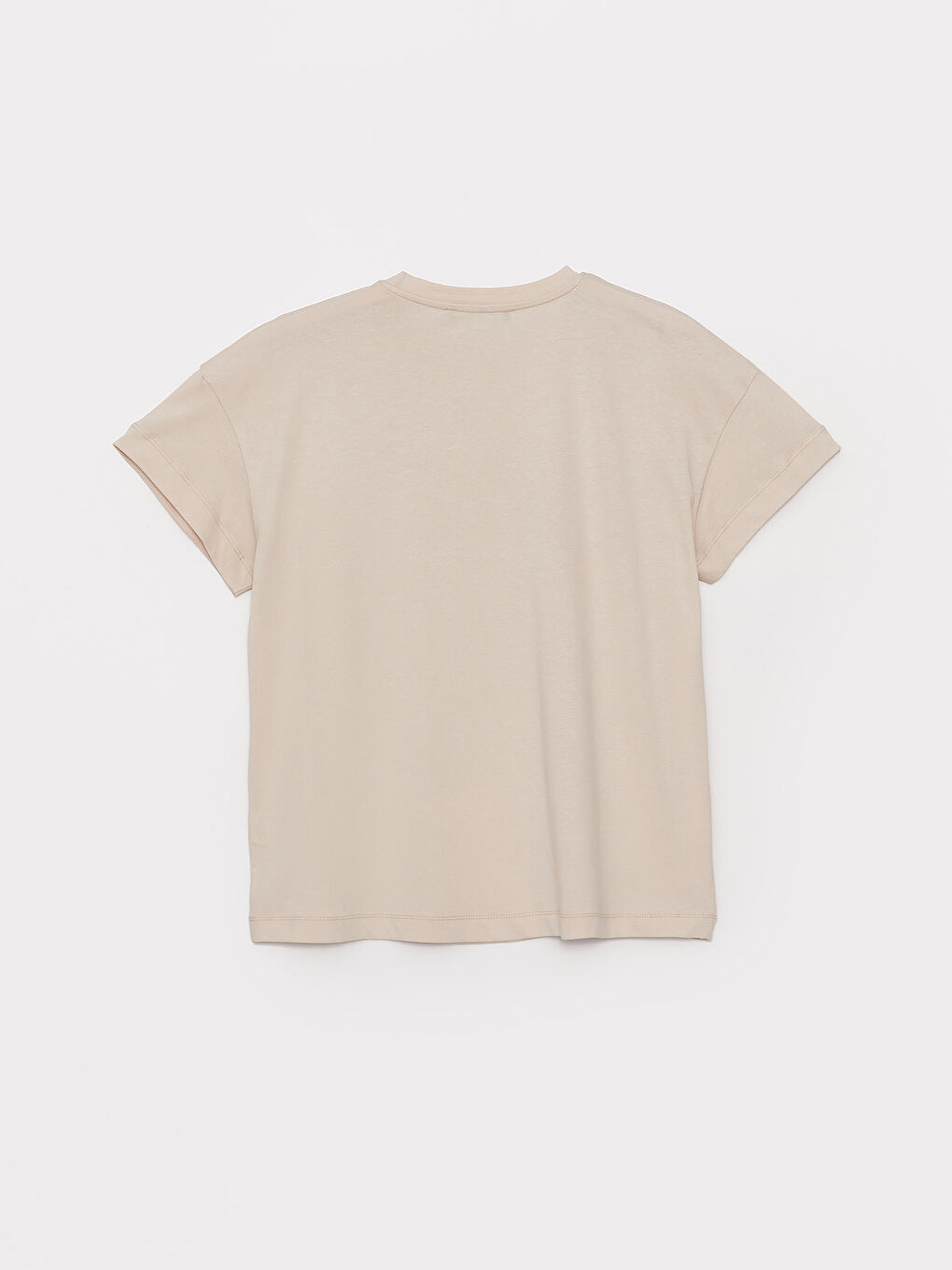 Crew Neck Printed Short Sleeve Oversize Women's Tunic-6