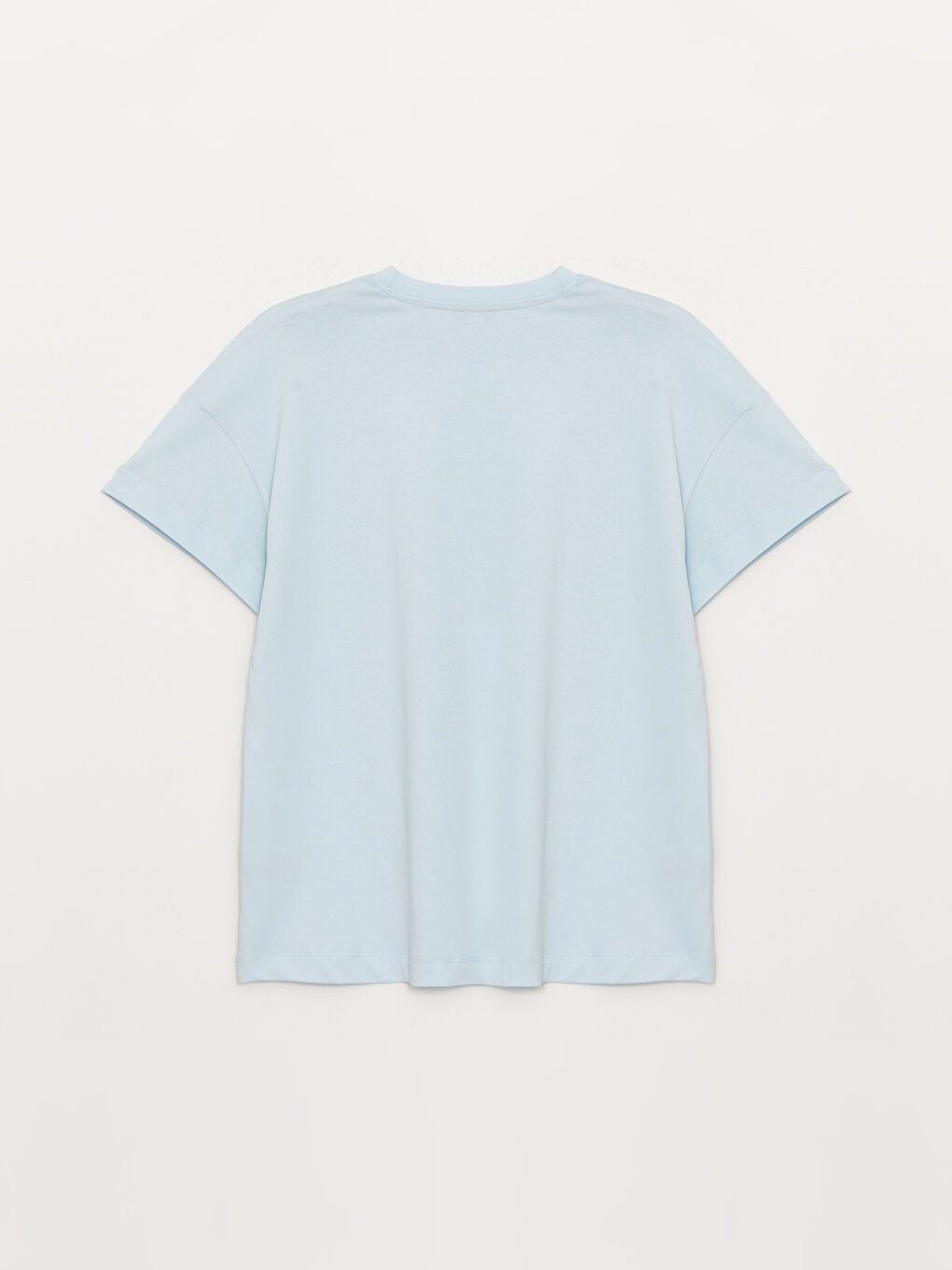 Crew Neck Printed Short Sleeve Oversize Women's Tunic-6