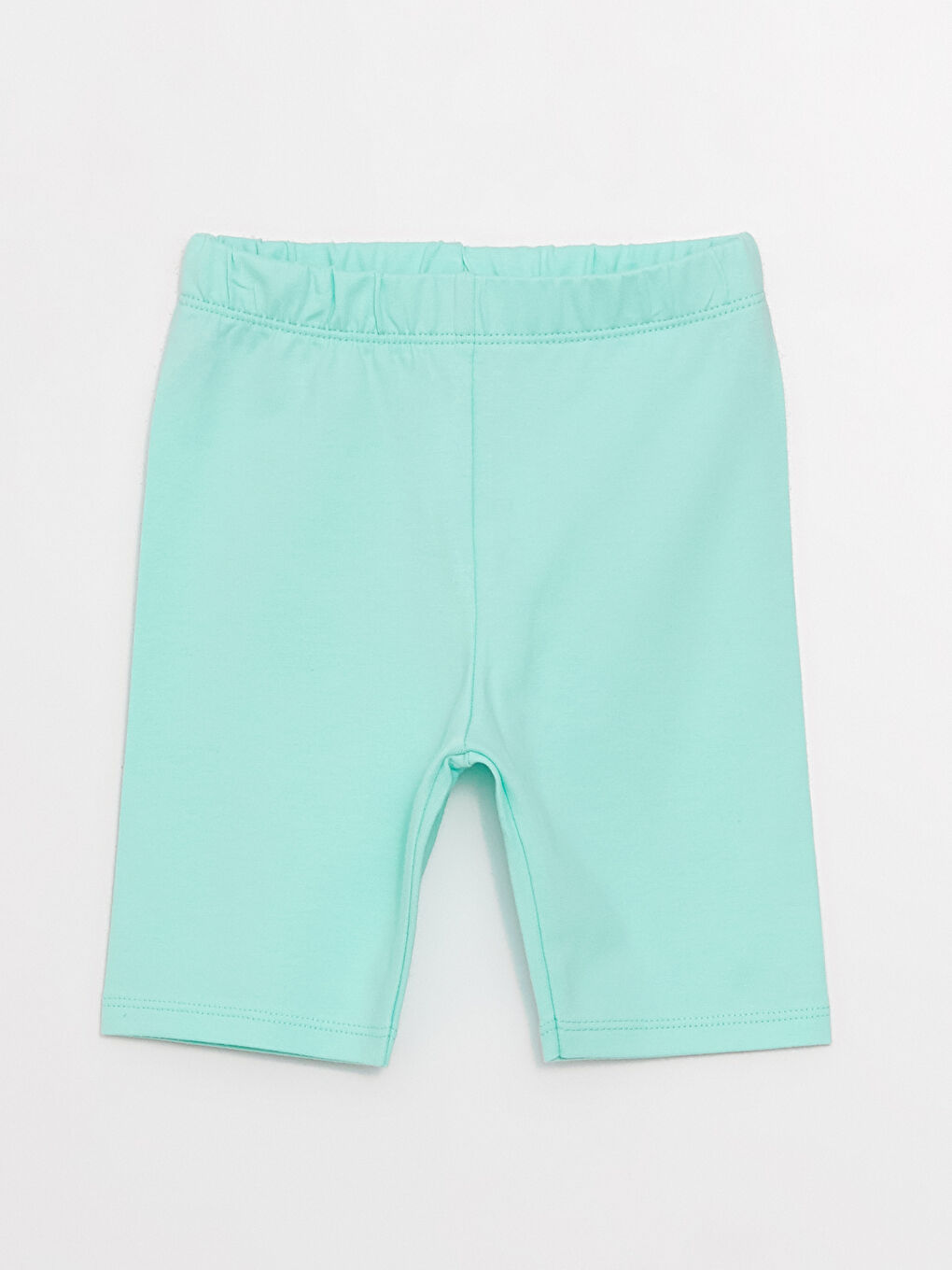 Sarı Beli Lastikli Kız Bebek Kısa Tayt 2'li-1