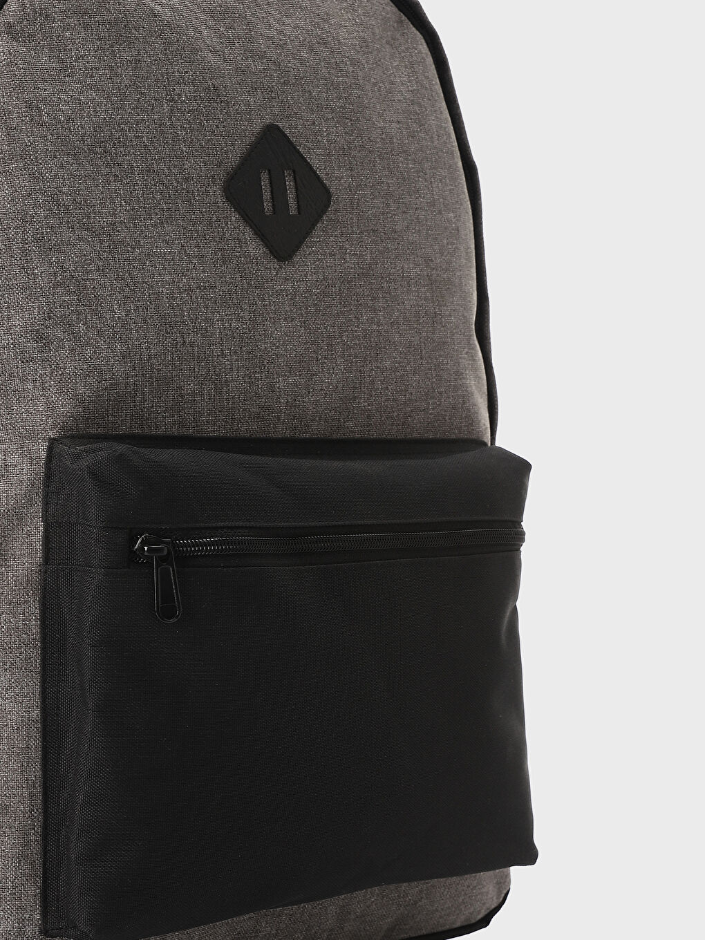 حقيبة ظهر سادة بسحاب للرجال-3