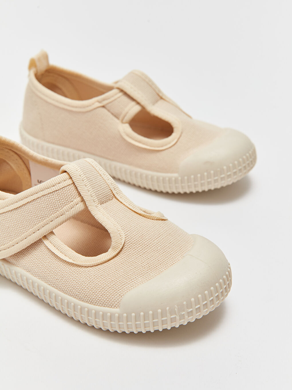 Bej Cırt Cırtlı Erkek Bebek Ayakkabı-2