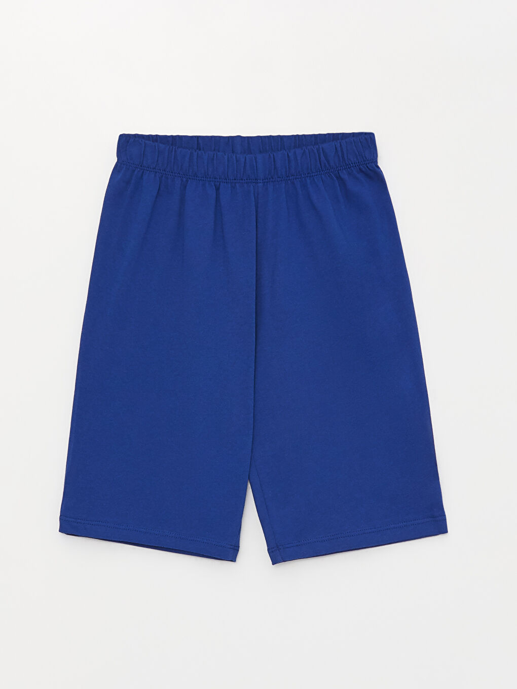 طقم بيجامة شورت بأكمام قصيرة مطبوع بياقة دائرية للأولاد-2