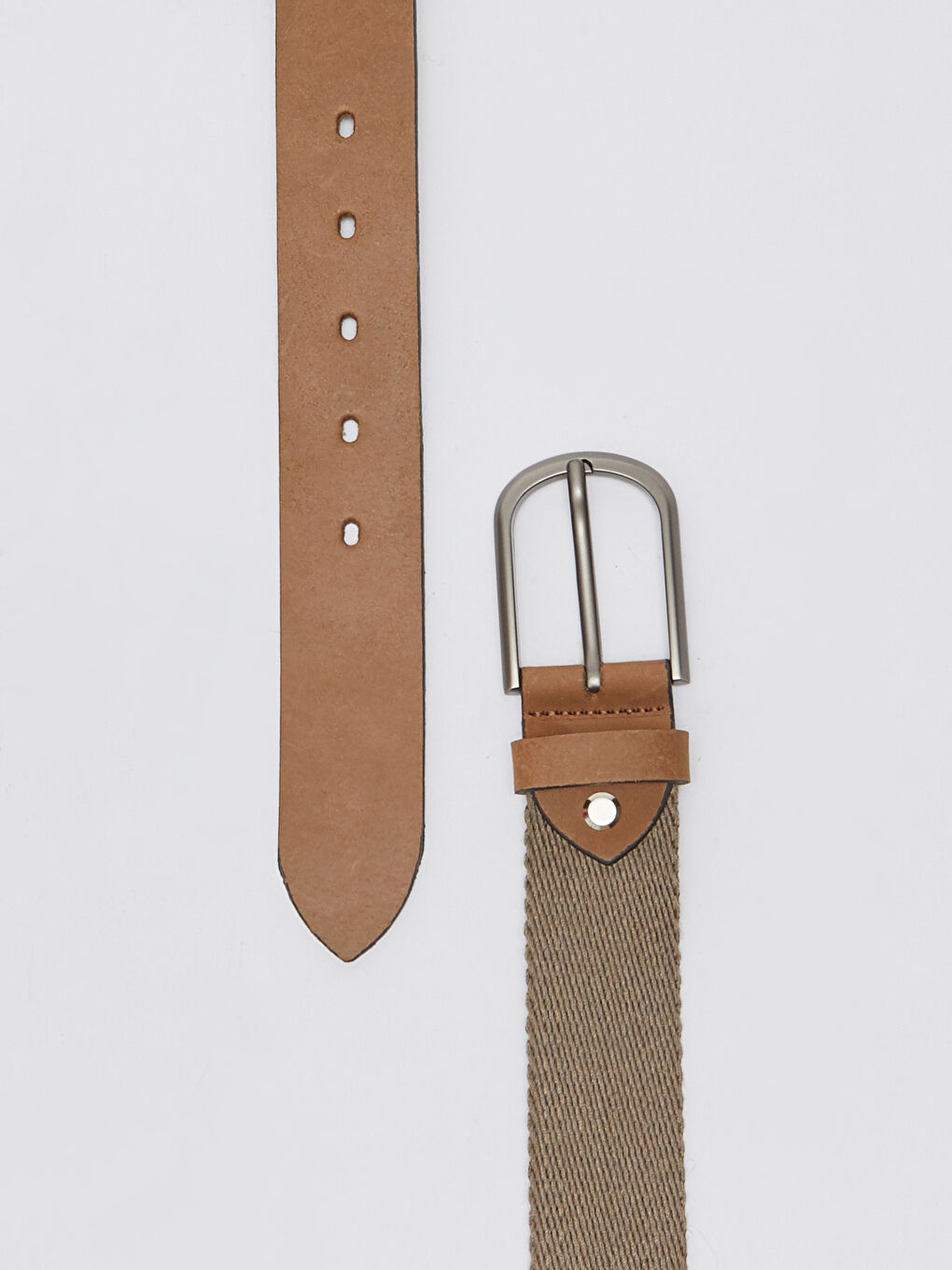 Faux Leather Men's Belt-1