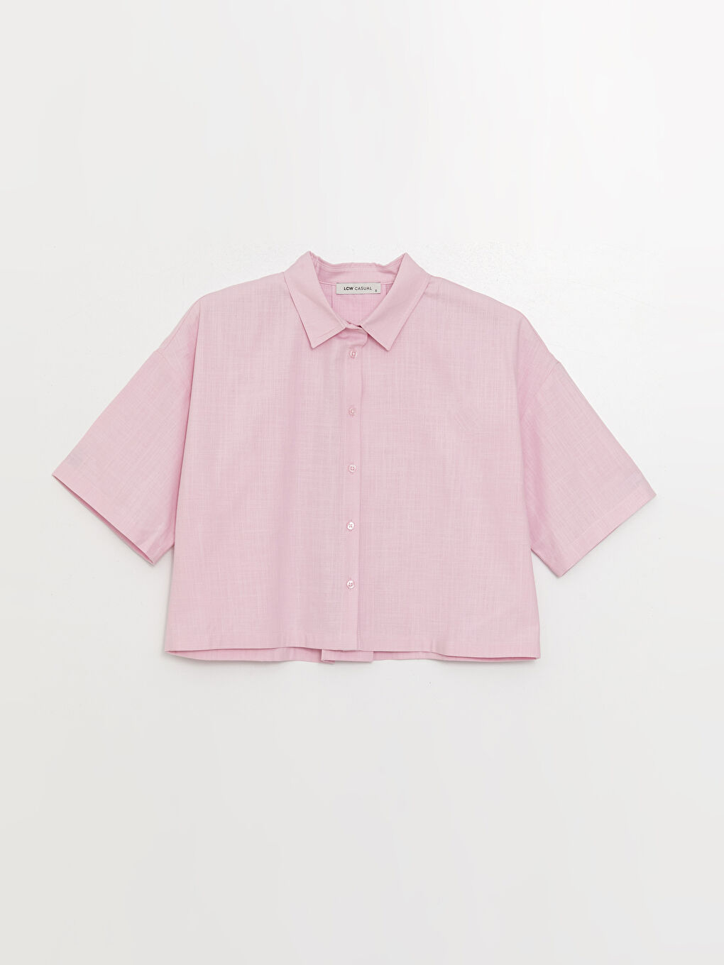 قميص واسع كم قصير للسيدات-5