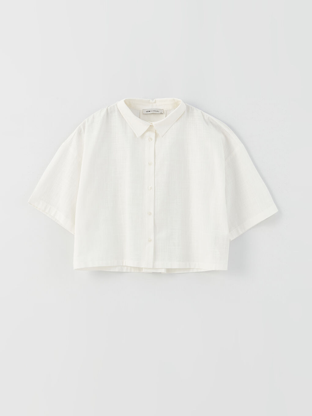 Short Sleeve Oversize Women's Shirt-5