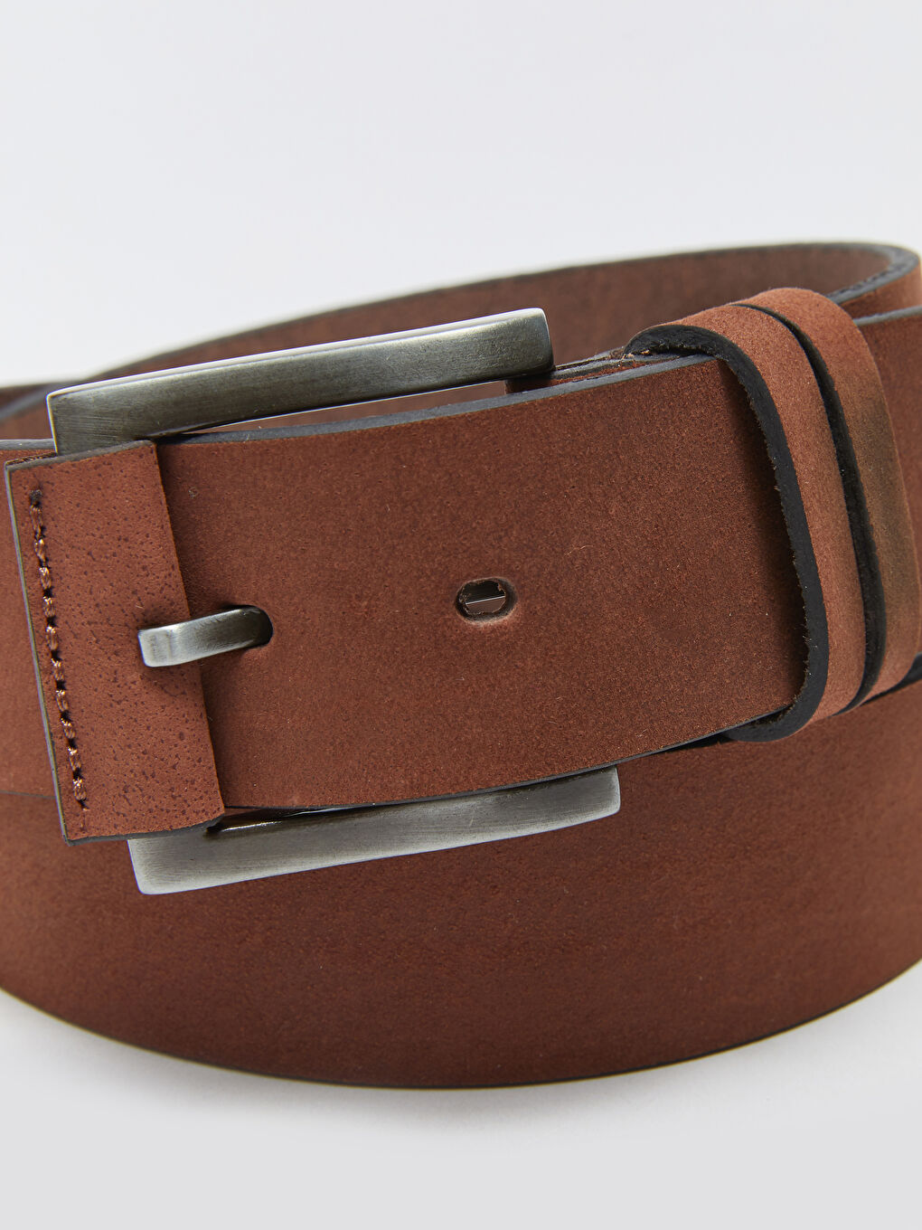 حزام جلد شامواه للرجال-3