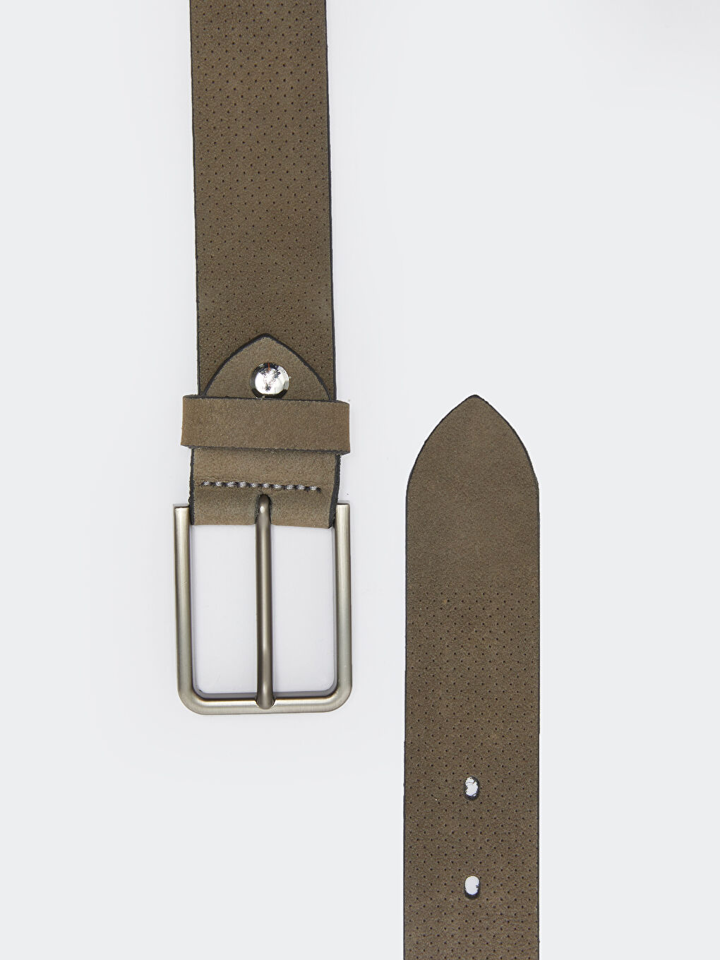 حزام جلد شامواه للرجال-2