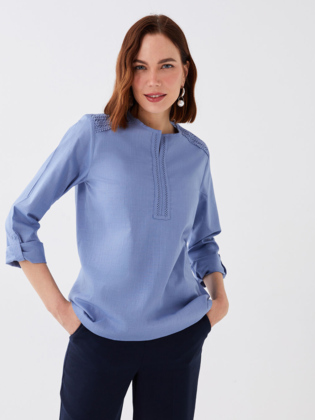 売れ筋商品|||イザックミズラヒ カットソー トップス レディース Women's Knot Front Long Sleeve Blouse Blue multi SweatyRocks Women's Striped Button Up Belted Wrap Shirt Long