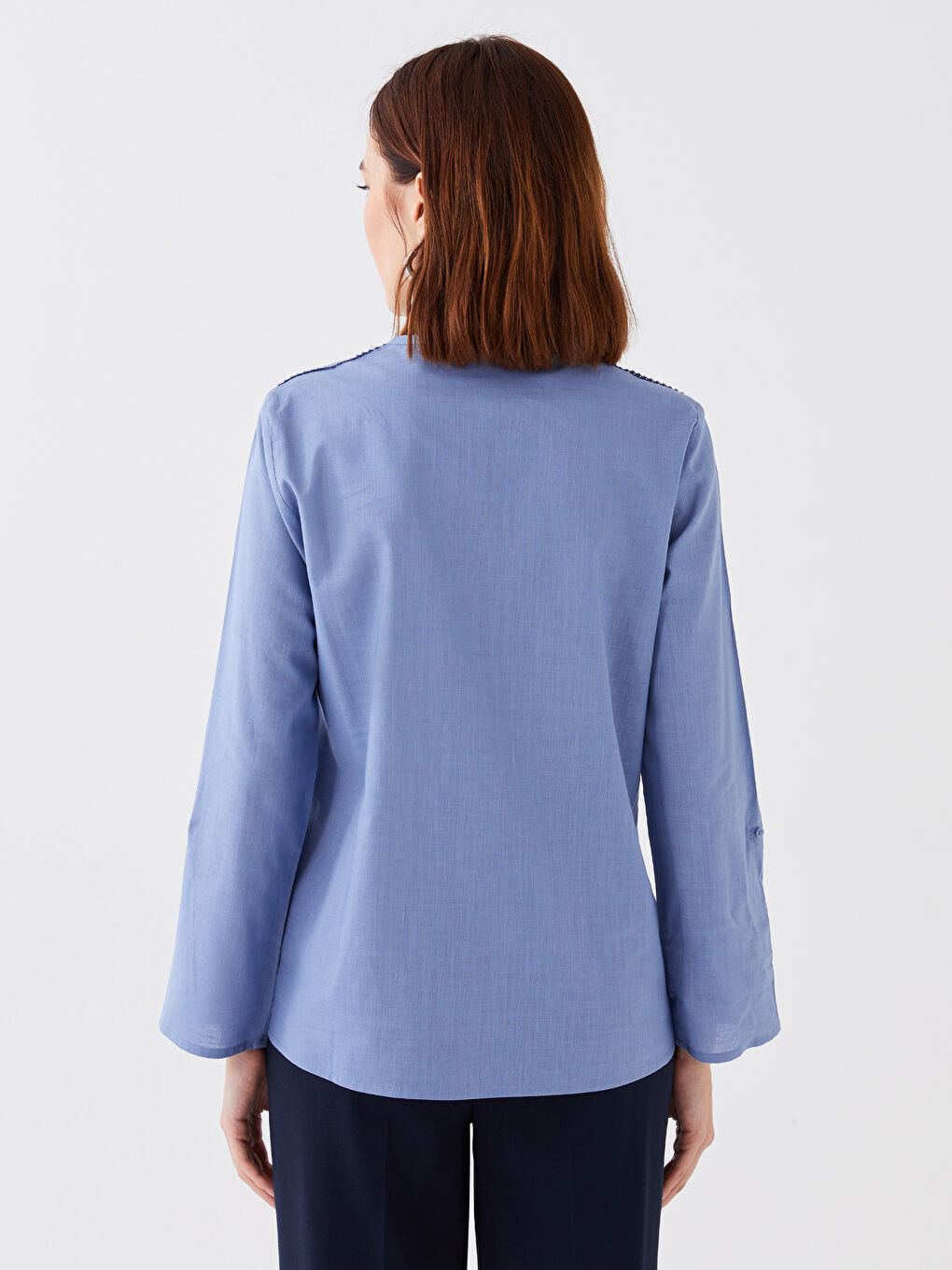売れ筋商品|||イザックミズラヒ カットソー トップス レディース Women's Knot Front Long Sleeve Blouse Blue multi SweatyRocks Women's Striped Button Up Belted Wrap Shirt Long