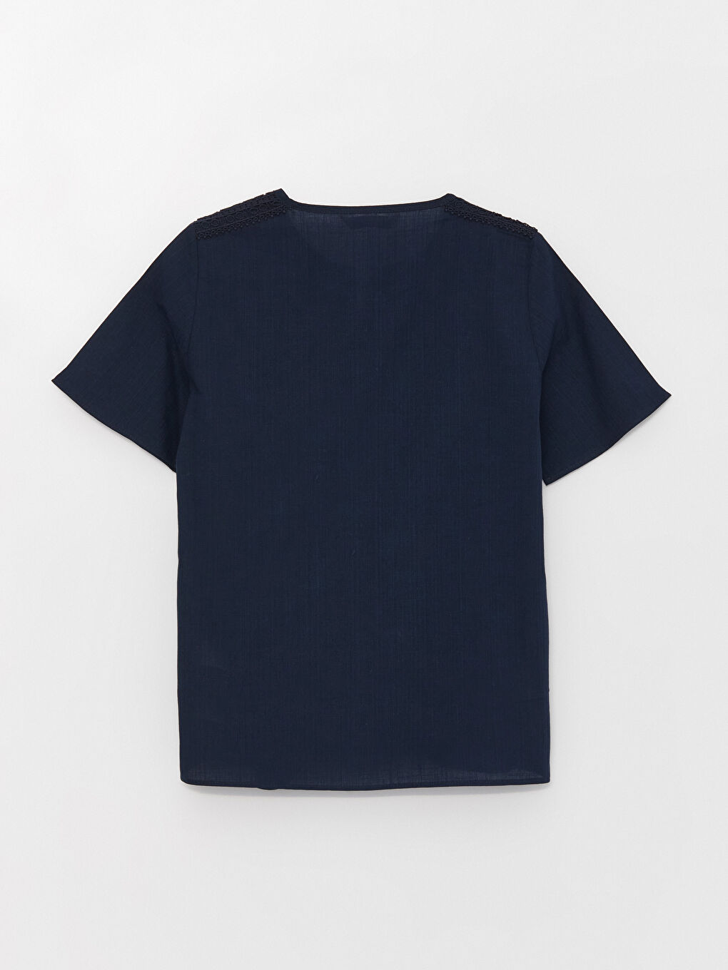 LCW Grace Bluza sa Henley okovratnikom, samouzorak, kratki rukav za Ženski -S3I583Z8-E1J