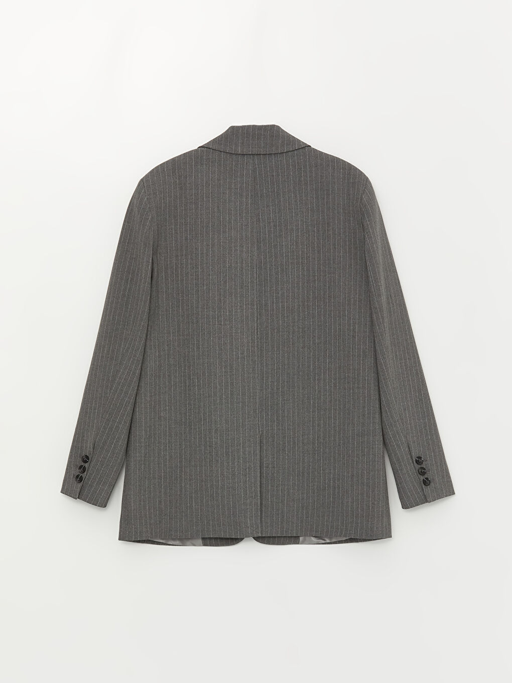 Veste Blazer Rayée à Manches Longues pour Femmes-6