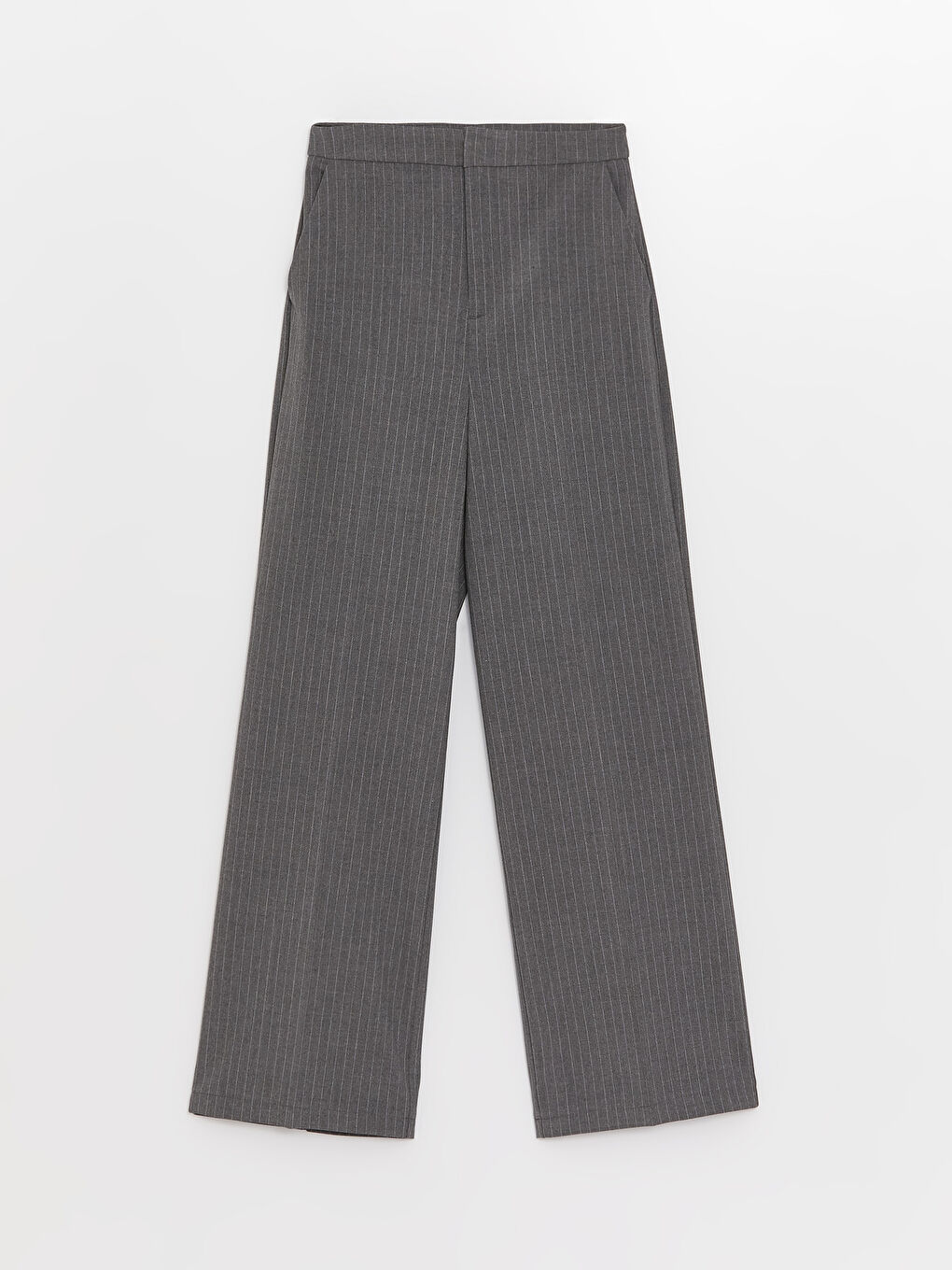 LCW Vision Pantalone Ženske Standardnog Kroja sa Prugama i Širokim Nogavicama -S3I676Z8-SZ5