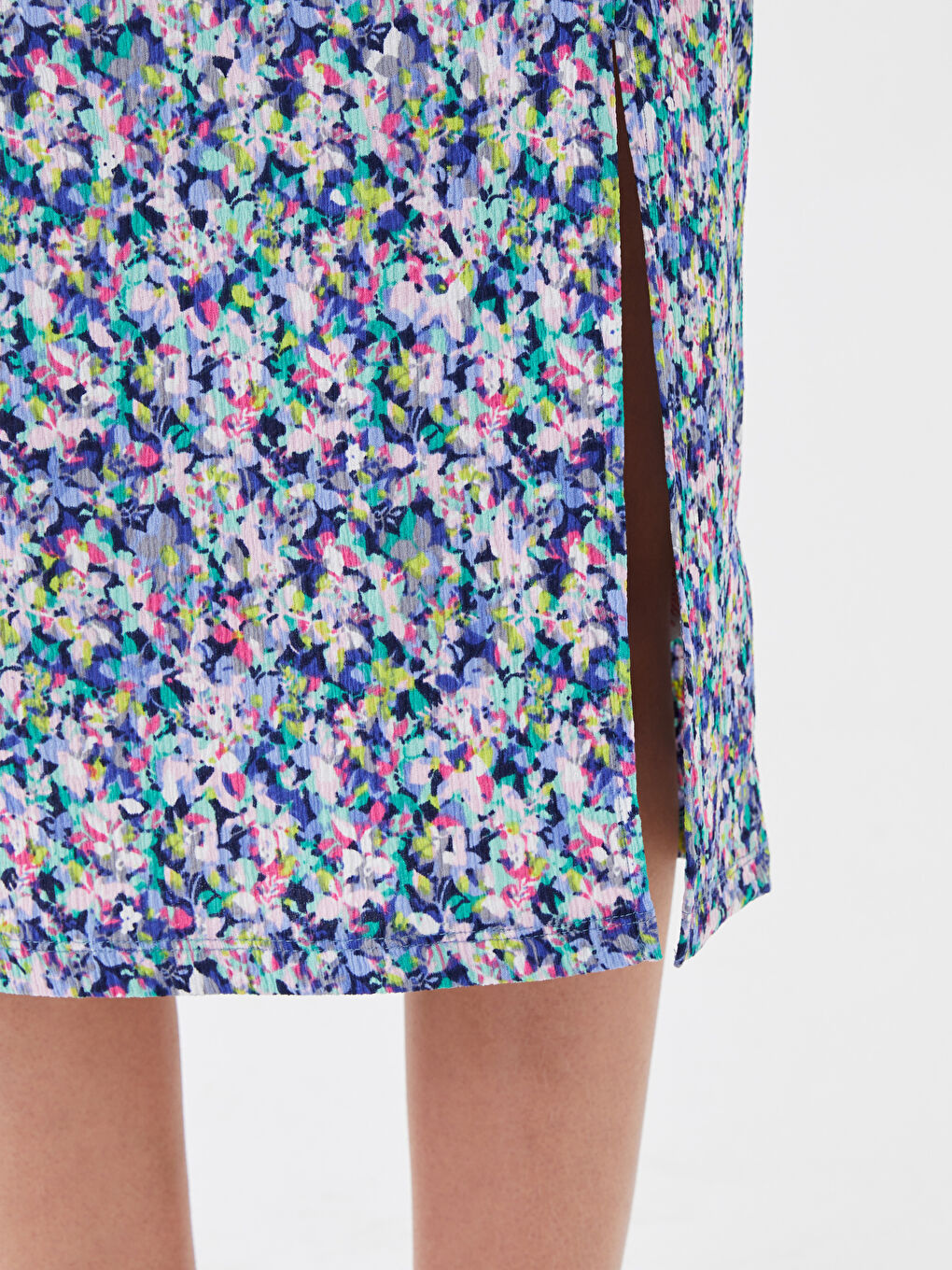 Tight Fit Patterned Women's Pencil Skirt -S3I701Z8-LSC