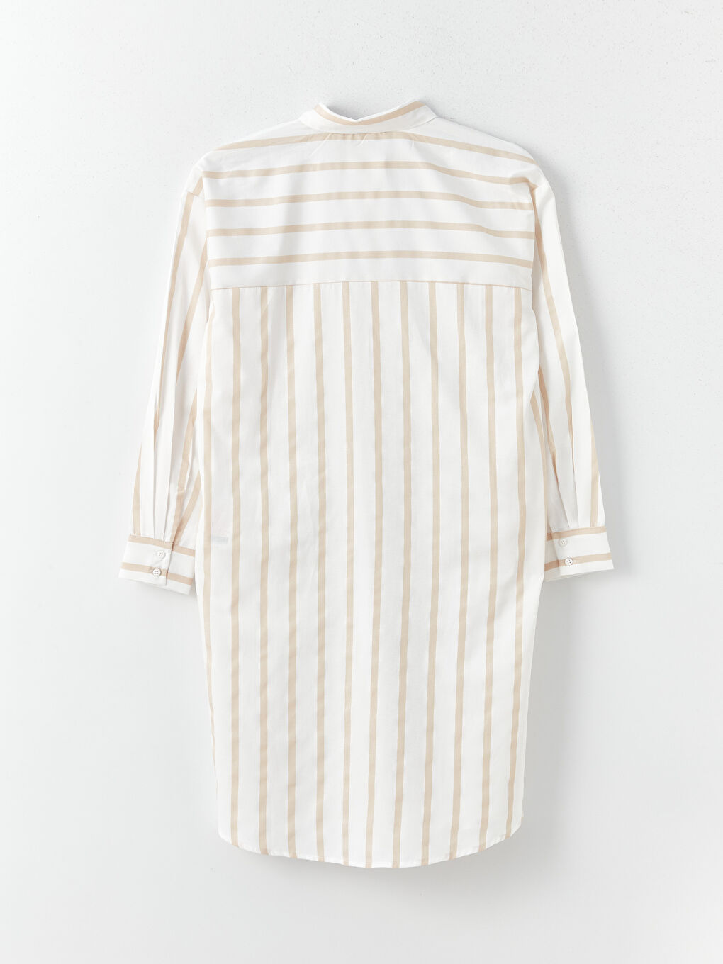 Striped Oversize Women's Shirt Tunic-6