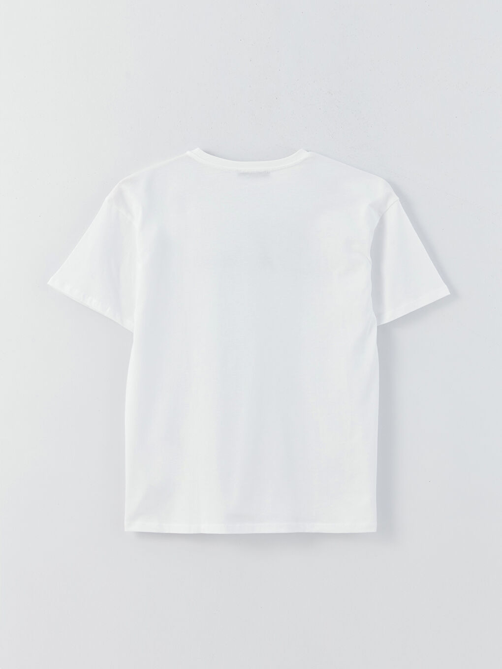 تيشيرت نسائي بأكمام قصيرة وياقة دائرية مطبوع-6