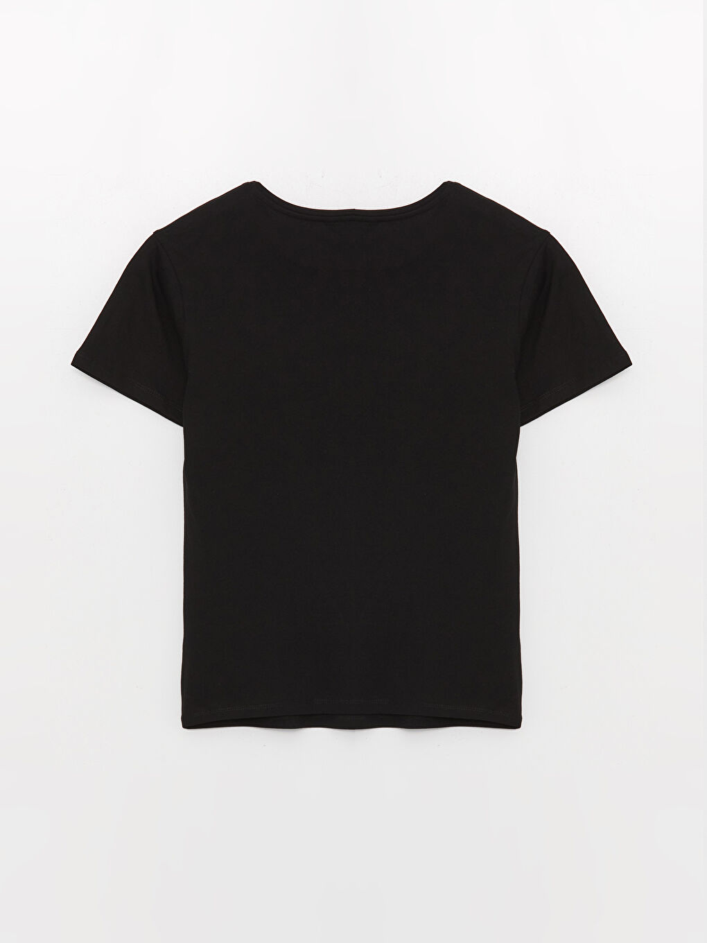 Crew Neck Rhinestone Embellished Short Sleeve Women's T-Shirt-6