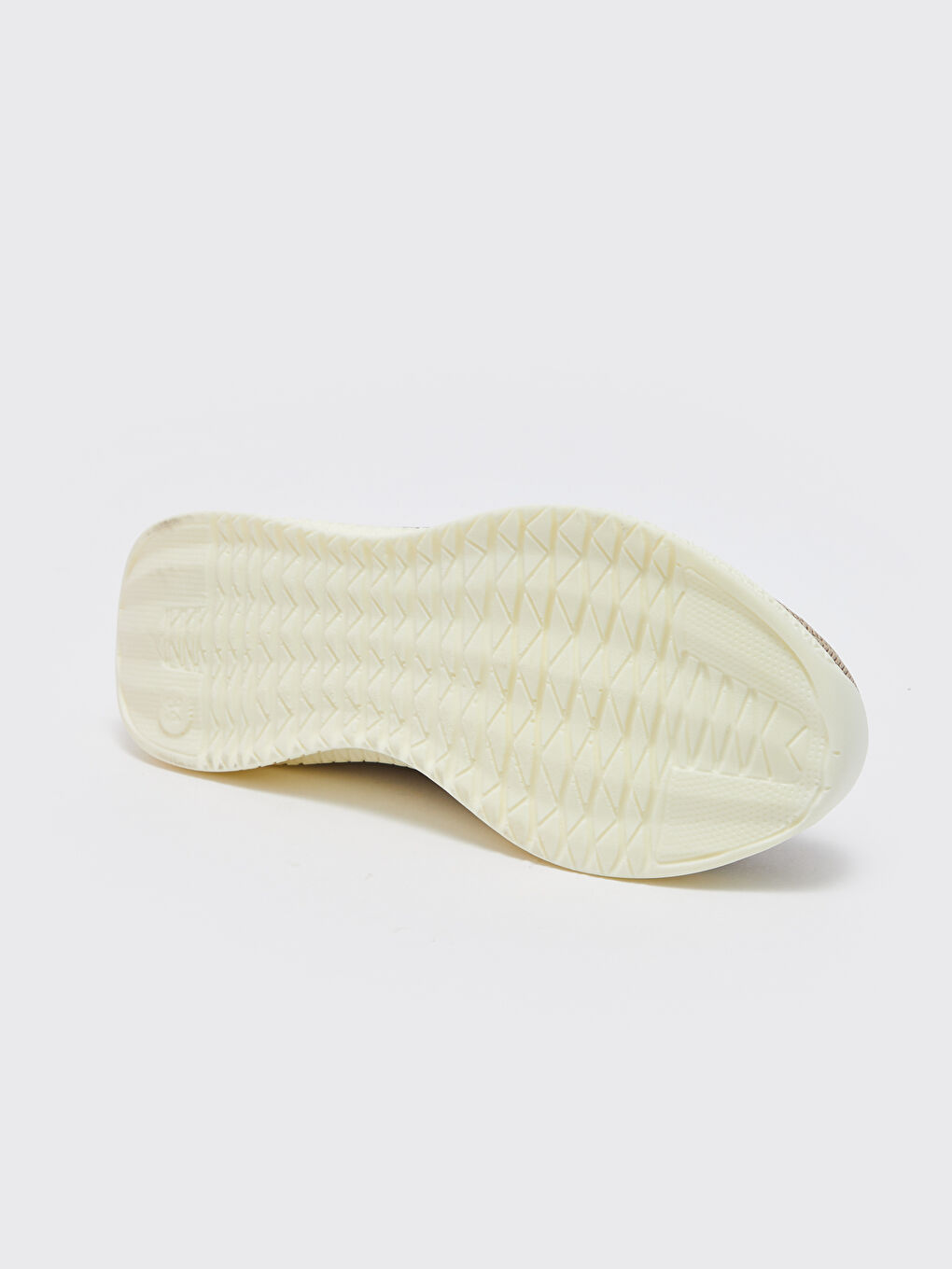 Bej Bağcıklı Erkek Çocuk Triko Spor Ayakkabı-3