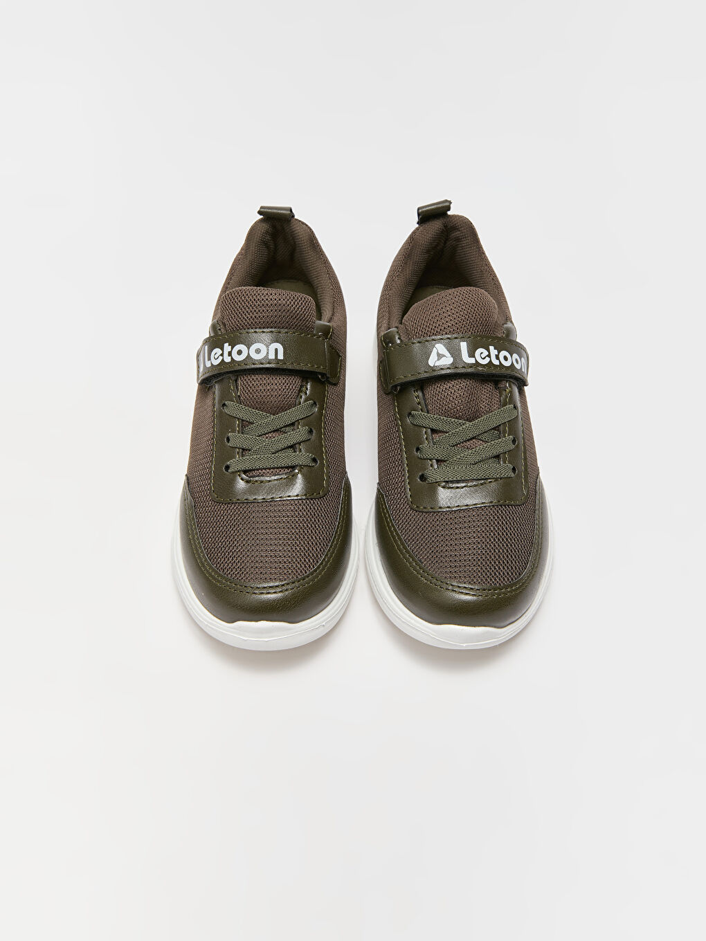 Haki Cırt Cırtlı Erkek Çocuk Spor Ayakkabı-2