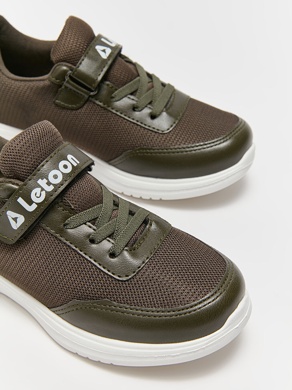 Haki Cırt Cırtlı Erkek Çocuk Spor Ayakkabı-3