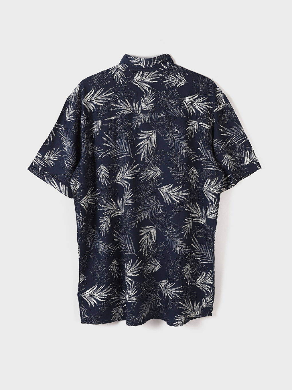 Regular Fit Short Sleeve Patterned Men's Shirt-3