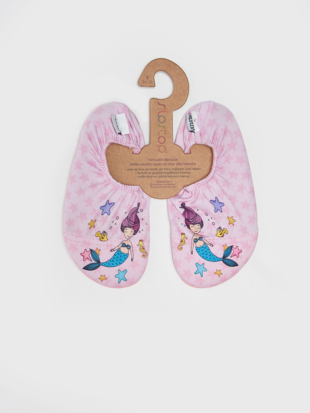 Pembe Baskılı Kız Bebek Deniz Ayakkabısı