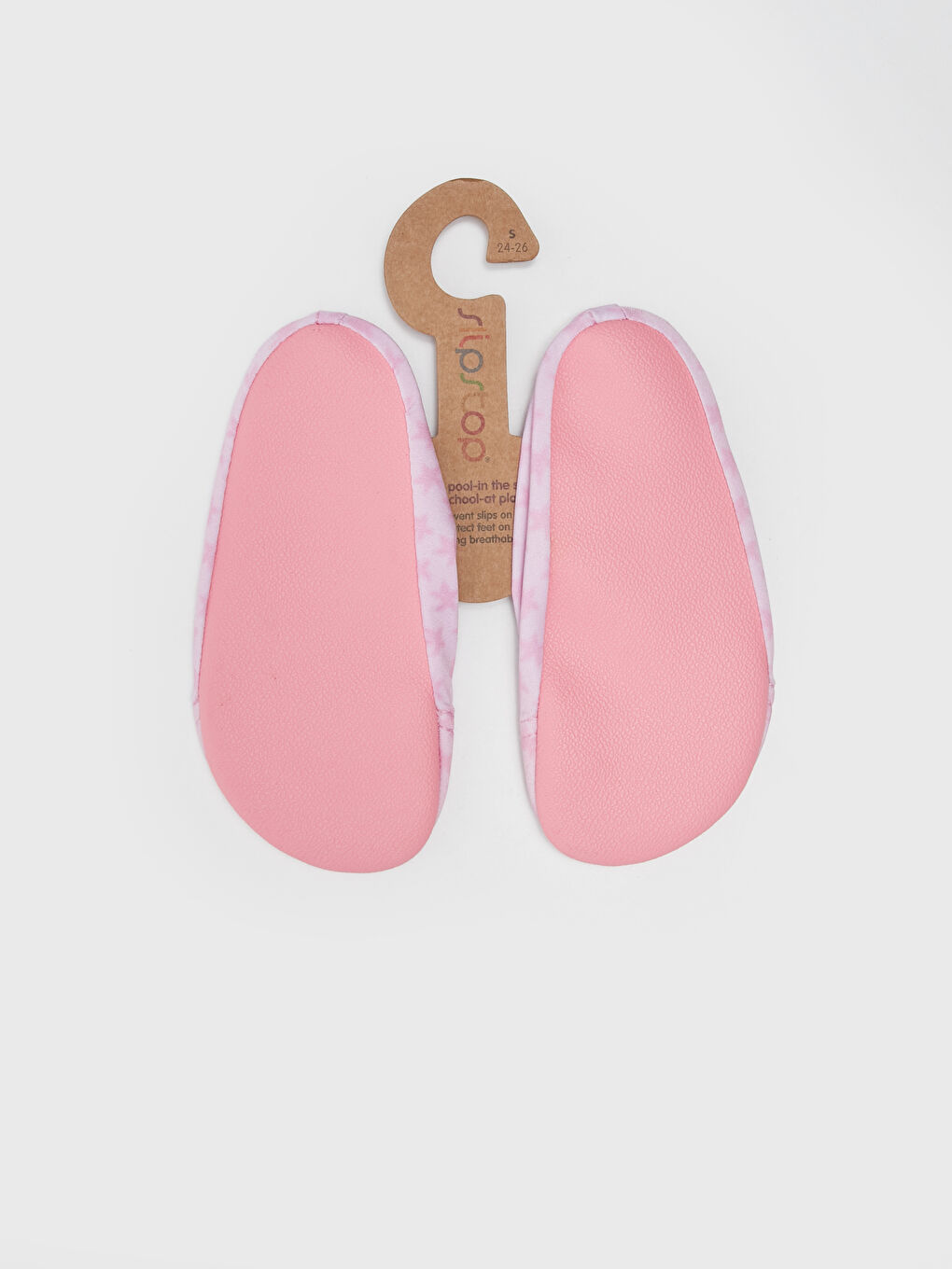 Pembe Baskılı Kız Bebek Deniz Ayakkabısı-1